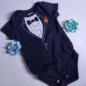 Kidgets Babies "Tuxedo"  Onsie